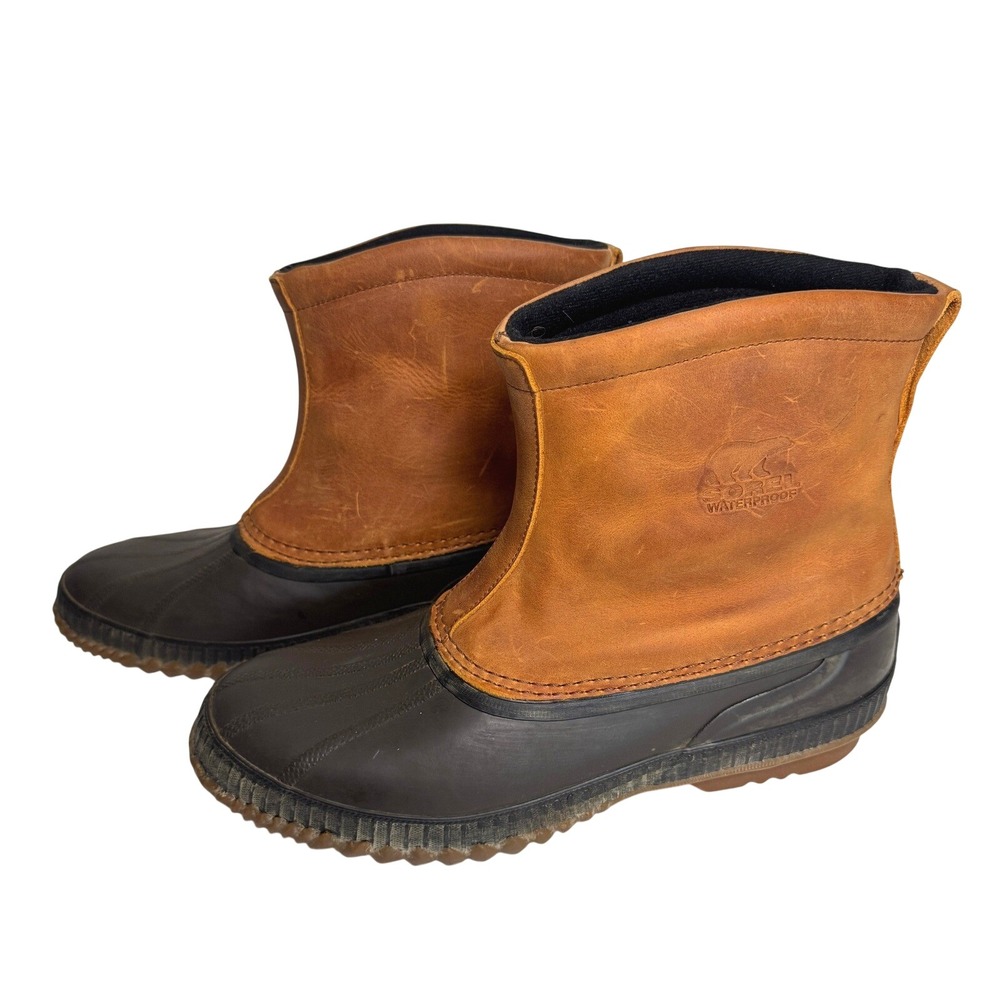 SOREL Cheyanne NM1562-844‎ Men's Size 12 Waterproof Leather Winter Duck Boots